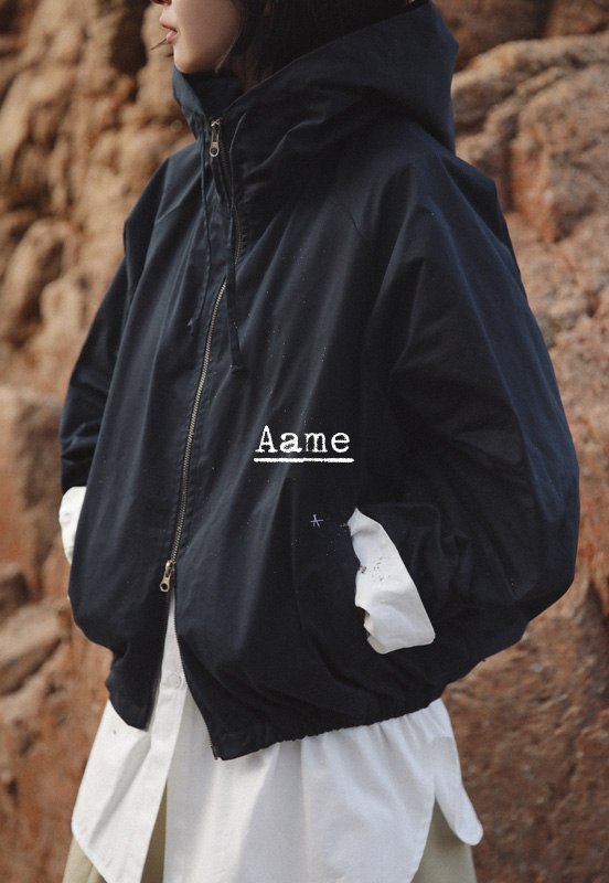 Aame Raw Hooded Jacket 빡선생