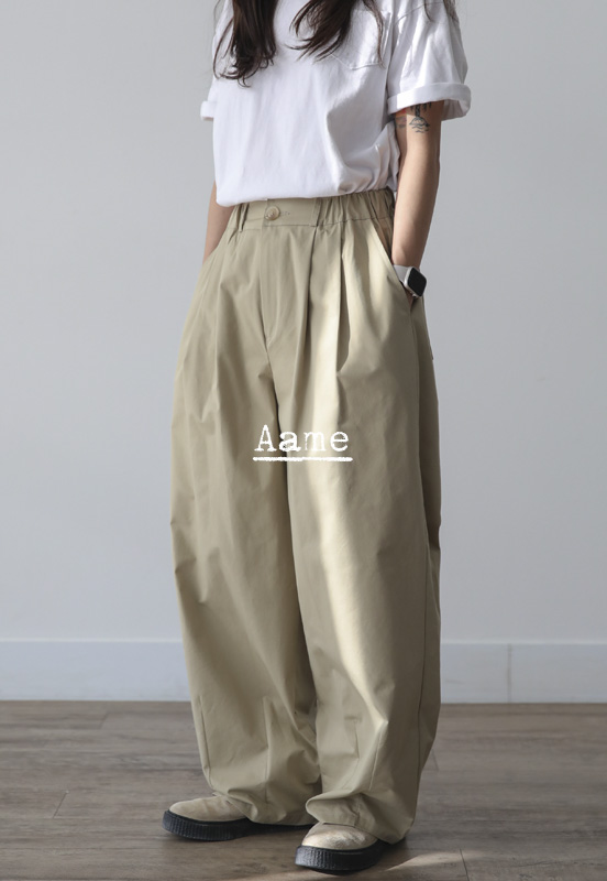 Aame Raw Wide Pants 빡선생