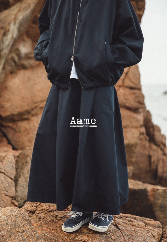Aame Raw Pin Skirt 빡선생