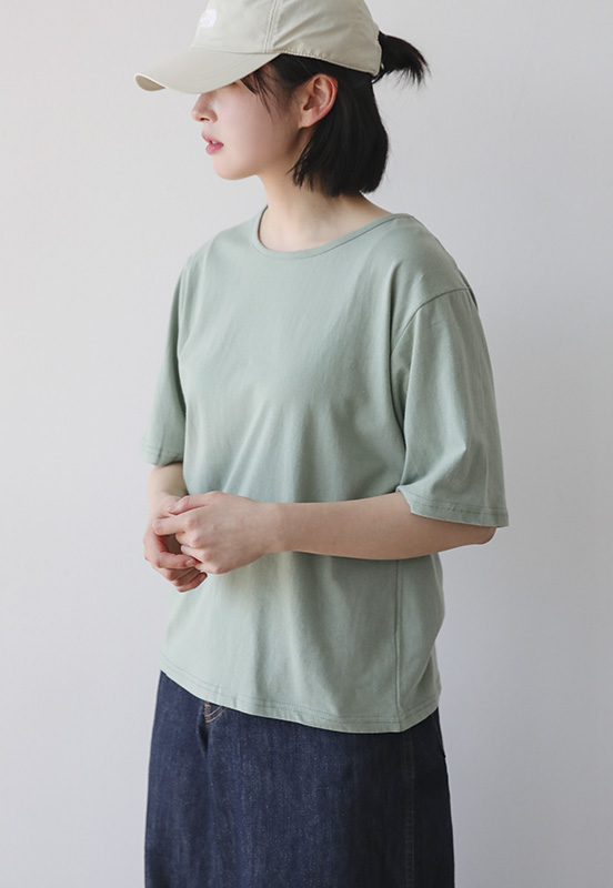 Spring Loose Neck Tee 빡선생
