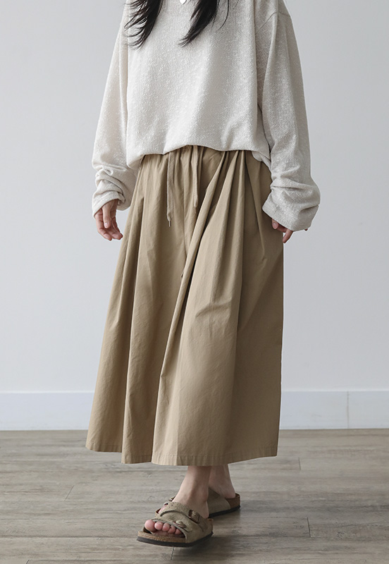 Naru Cotton Skirt-Pants 빡선생